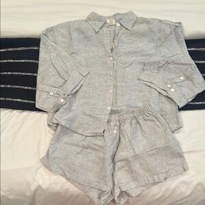 Women's Striped Pajama Set
